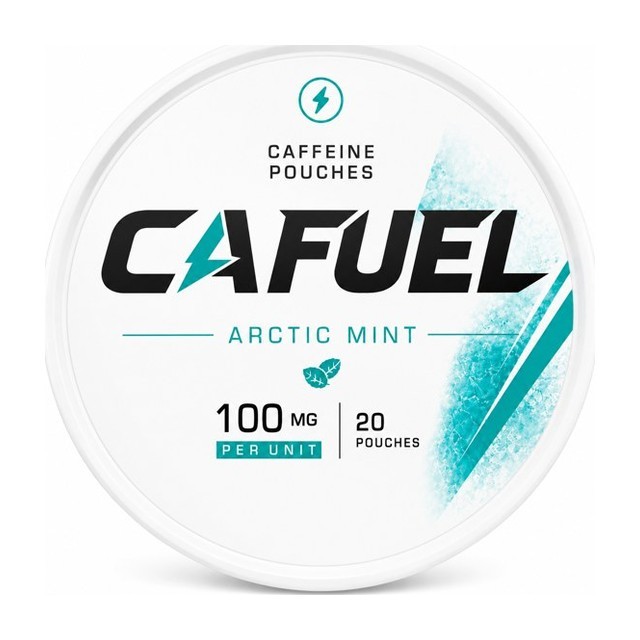 CAFUEL Arctic Mint caffeine pouch can — 20 pouches, nicotine-free