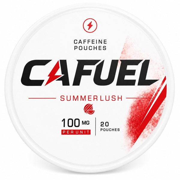 CAFUEL Summer Lush caffeine pouch can, 100mg, 20 pouches