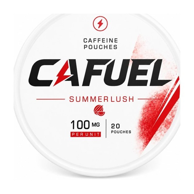 CAFUEL Summer Lush caffeine pouch can, 100 mg, 20 pouches